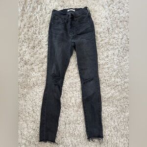 Madewell dark grey jeans size 24